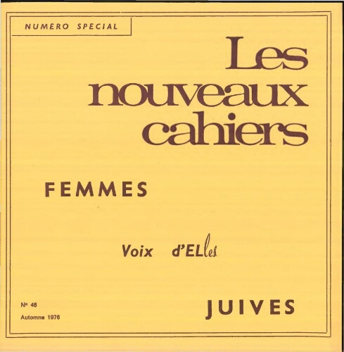 Les Nouveaux Cahiers N°046 (Automne 1976)